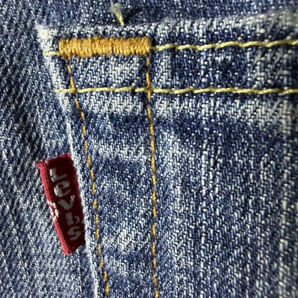 Levi’s Jeans Mens W44 L32 Blue Denim‎ 100% Cotton Straight Regular Fit